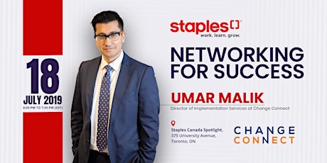 Staples x Change Connect After Hour - Networking for Success primary image