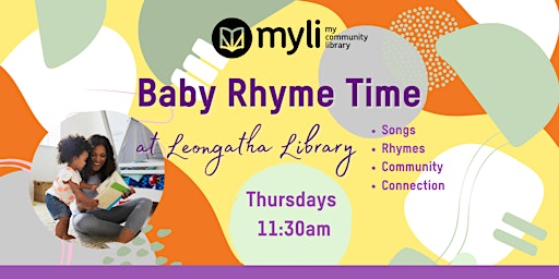 Imagem principal do evento Baby Rhyme Time at Leongatha Library