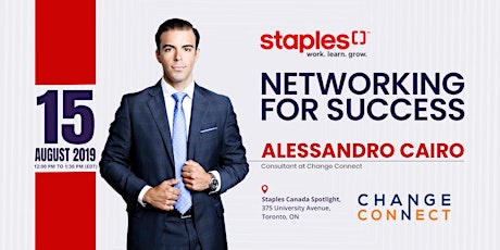 Staples x Change Connect Lunch and Learn - Networking for Success primary image