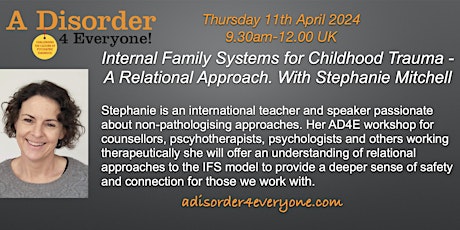 Hauptbild für Internal Family Systems for Childhood Trauma with  Stephanie Mitchell