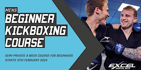 Imagem principal do evento Mens Beginner Kickboxing Course
