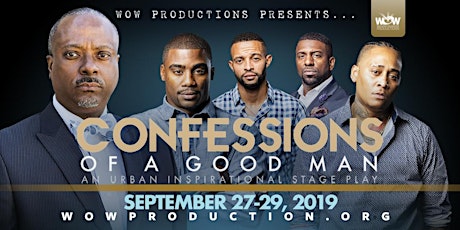 CONFESSIONS OF A GOOD MAN STAGE PLAY primary image