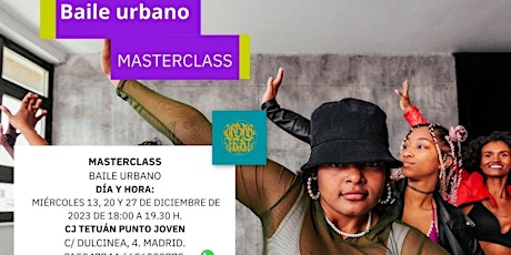 Masterclass Baile Urbano primary image