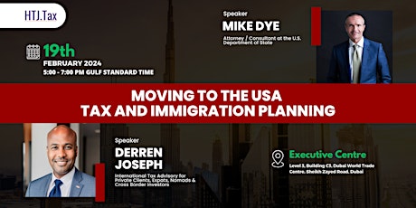 Moving to the USA - Tax and Immigration Planning. primary image