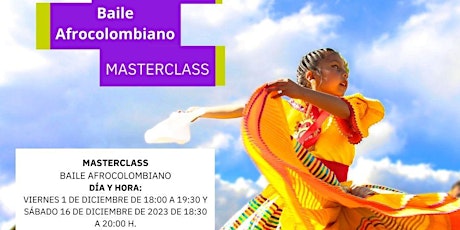 Masterclass Baile Afrocolombiano primary image