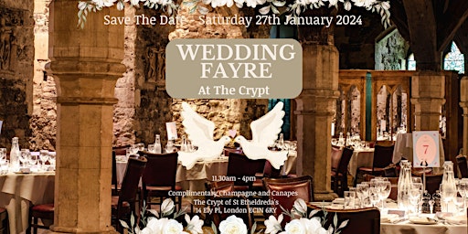 Imagem principal do evento Wedding Fayre at The Crypt