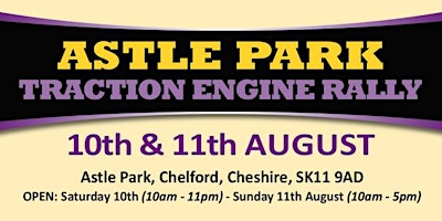 Imagem principal do evento Astle Park Traction Engine Rally 2024 - Admission Tickets