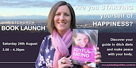 Joyful Eating: Christchurch Book Launch with Author, Tansy Boggon primary image