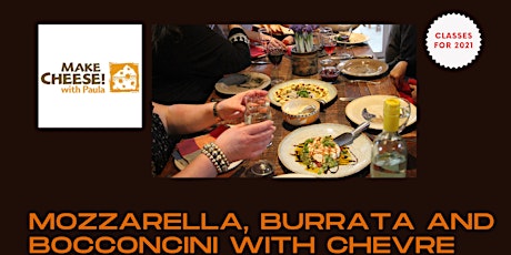 Mozzarella, Burrata and Bocconcini with Chevre