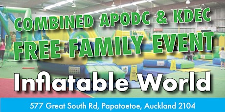 APODC & KDEC Inflatable World Event - FREE to families WITH A DEAF CHILD primary image