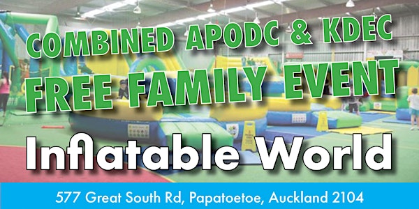 APODC & KDEC Inflatable World Event - FREE to families WITH A DEAF CHILD
