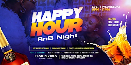 Primaire afbeelding van ***RnB + Happy Hour Wednesday Night/No Cover Charge***