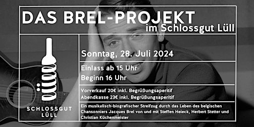 Imagem principal do evento Das Brel-Projekt im Schlossgut Lüll