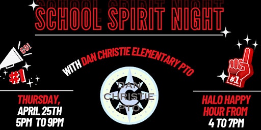 Primaire afbeelding van School Spirit Night - Dan Christie Elementary PTO!