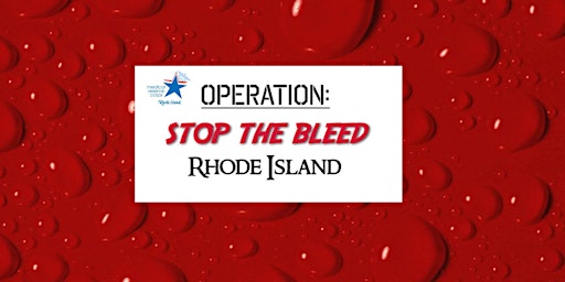 Imagem principal do evento STOP THE BLEED! Town of Barrington