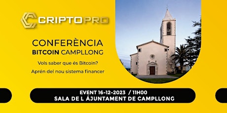 Campllong CriptoPro Conferencia  primärbild