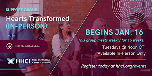 Hearts Transformed - Support Group primary image