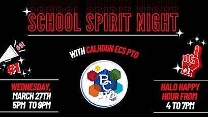 School Spirit Night - Calhoun ECS PTO primary image