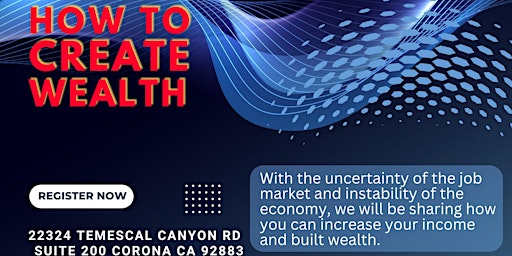 How to create wealth Corona CA primary image