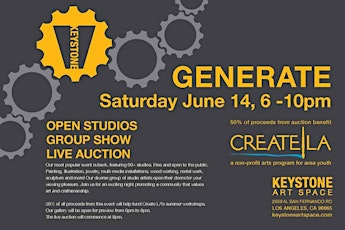 GENERATE - Open Studios, Group Show, Live Auction primary image