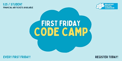 Imagem principal do evento First Friday CODEcamp