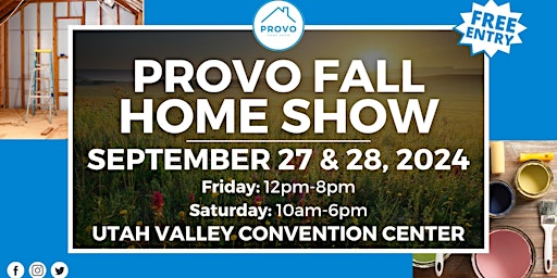 Imagem principal do evento Provo Fall Home Show,  September 2024