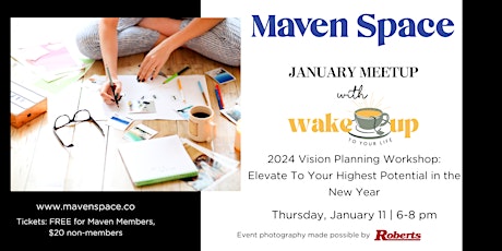2024 Vision Planning Workshop: Elevate To Your Highest Potential primary image