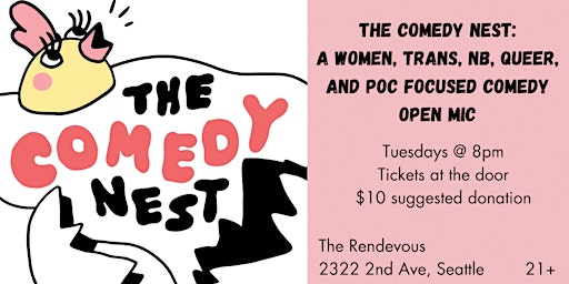Comedy Show for Womxn, NB, Trans, Queer and POC Folks primary image