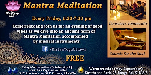 Imagem principal do evento Mantra Meditation. Healing and Transformation