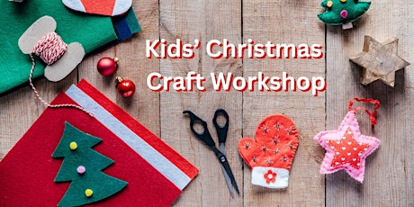Kids' Holiday Workshop - Christmas crafts and card making! primary image