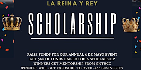 Primaire afbeelding van La Reina y Rey Scholarship Fundraising Kick off