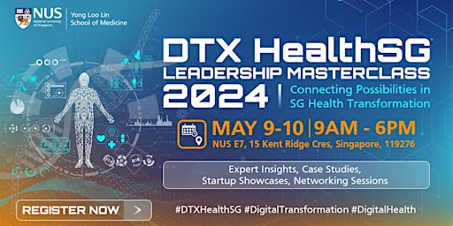 DTX HealthSG Leadership Masterclass 2024 primary image