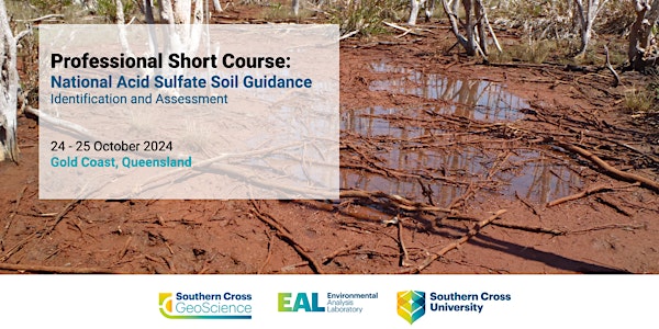 Professional Short Course: National Acid Sulfate Soils Guidance 2024