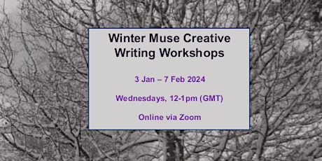 Imagem principal do evento Winter Muse Creative Writing Workshops