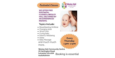 Free Postnatal course  primärbild