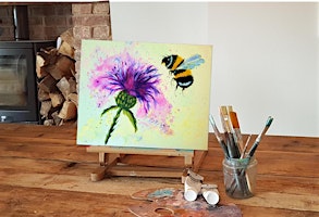 Imagem principal de 'fuzzy bee' Painting workshop  & Afternoon Tea @Sunnybank, Doncaster