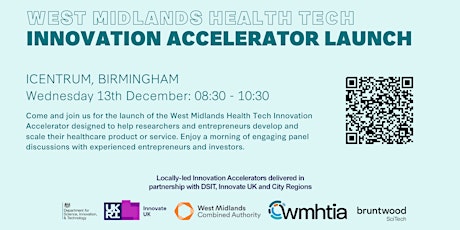 West Midlands Health Tech Innovation Accelerator Launch primary image