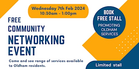 Free Community Networking Event primary image