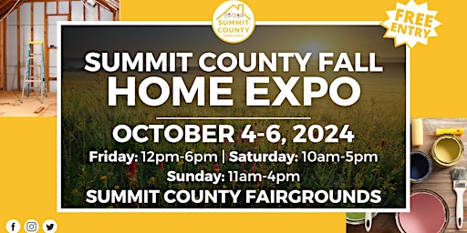 Imagem principal do evento Summit County Fall Home Show, October 2024