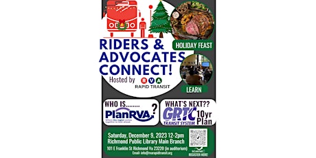 Riders & Advocates Connect: PlanRVA Edition primary image