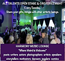 Image principale de "CREATIVE TUESDAYS" - OPEN STAGE, OPEN MIC, & NETWORKING