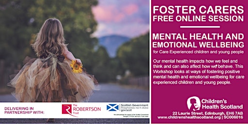 Imagem principal de MENTAL HEALTH & EMOTIONAL WELLBEING FOR FOSTER CARERS IN SCOTLAND