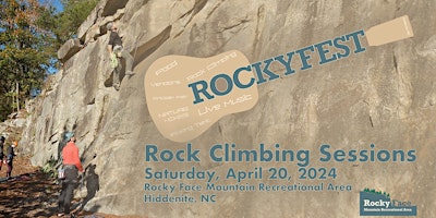 Image principale de RockyFest 2024 Free Rock Climbing Sessions