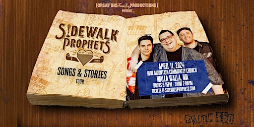 Imagem principal de Sidewalk Prophets - Songs & Stories Tour-Walla Walla, WA