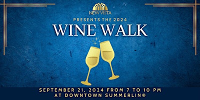 Primaire afbeelding van New Vista Wine Walk Series