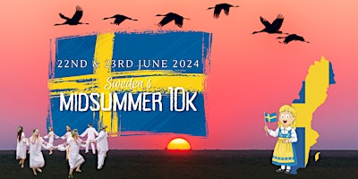 Immagine principale di Sweden's Midsummer 10k Virtual Race 