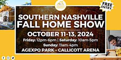 Hauptbild für Southern Nashville Fall Home Show, October 2024