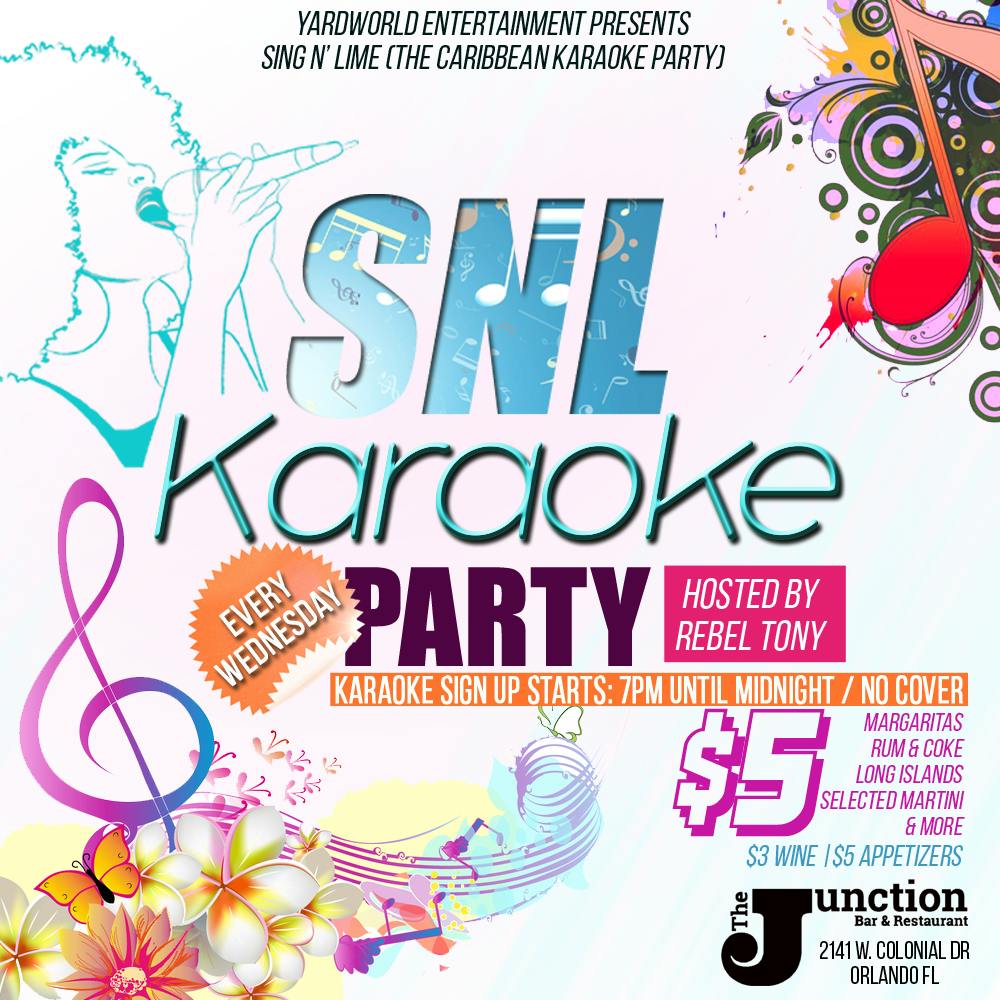 Sing N' Lime (SNL) Caribbean Karaoke Experience