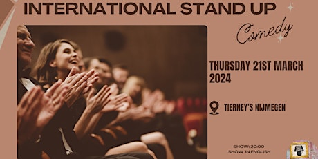 Primaire afbeelding van International Stand Up Comedy @Tierney's Nijmegen