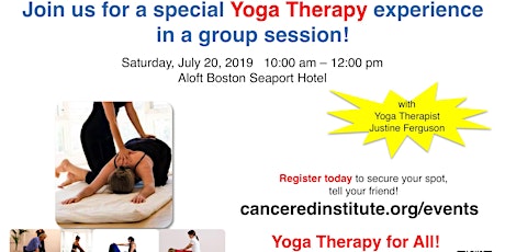 Join us for a special Yoga Therapy experience! ​ primary image